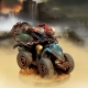 Punkapocalyptic Spark with quad (medium blade) Black Blood Children from Bad Roll Games