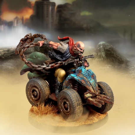 Punkapocalyptic Spark with quad (medium blade) Black Blood Children from Bad Roll Games