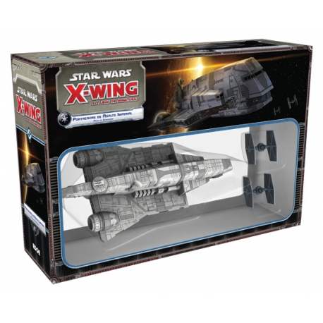 X-Wing: Portacazas Imperial es un pack de expansión para poder completar tu juego de miniaturas X-Wing de la Saga Star Wars