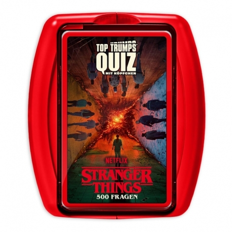 Stranger Things Juego de cartas Top Trumps Quiz (Alemán)