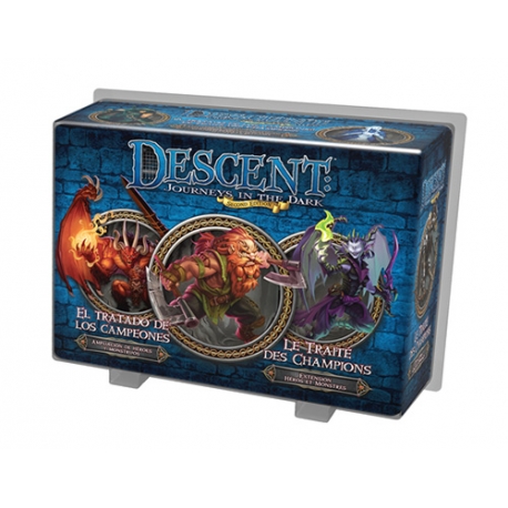 Descent: The Treaty of champions expansion heroes and monsters