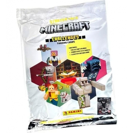 Minecraft - Challenges Trading Cards Starter Pack (German)