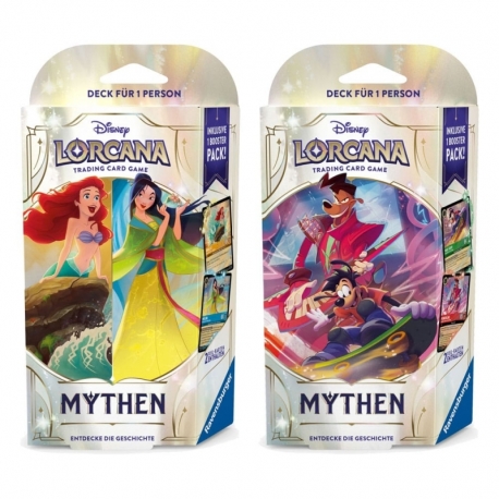 Disney Lorcana TCG Mythen Starter Decks Display (8) (German)
