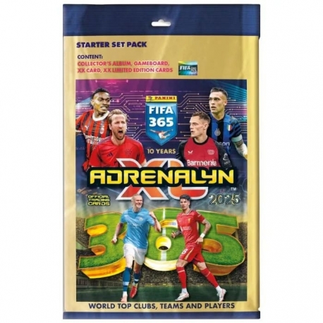 FIFA 365 Adrenalyn XL 2025 Trading Cards Trading Cards Starter Pack (German)
