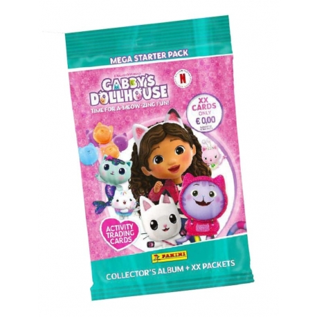 Gabby's Dollhouse: Time for a Meow-Zing fun Trading Cards Starter Pack (German)