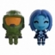 Halo Co. Figuras Vinyl The Master Chief & Cortana Monitor Buddiez