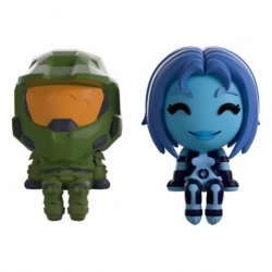 Halo Co. Figuras Vinyl The Master Chief & Cortana Monitor Buddiez