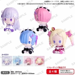 Re:Zero Starting Life in Another World Petatto Clockworks PVC Figures Mascot Box Ver. 4 cm Assortment (6)