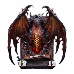 Hearthstone Estatua 3D Art Frame Deathwing 34 cm