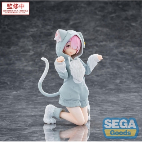 Re:Zero Starting Life in Another World Yumemirize PVC Statue Ram Mofumofu Pack 11 cm