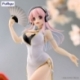 Super Sonico Trio-Try-iT PVC Statue White China Dress Ver. 21 cm