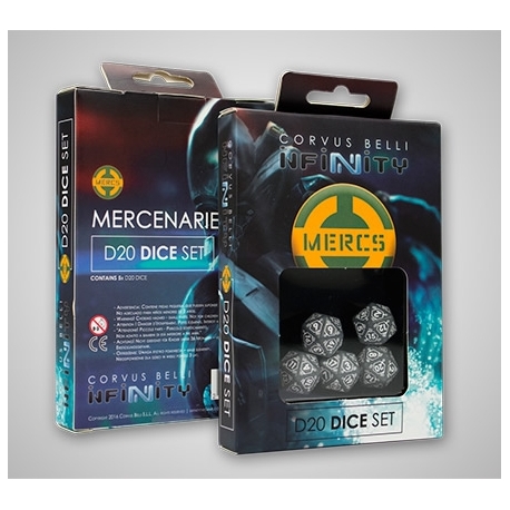 INFINITY - MERCENARIES D20 DICE SET (5)