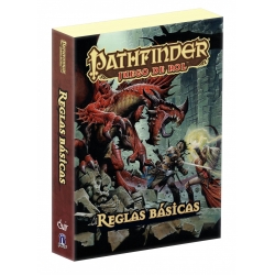 Pocket edition book with the basic rules of the Pathfinder role-playing game