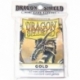 DRAGON SHIELD SMALL SLEEVES - GOLD (50 SLEEVES)