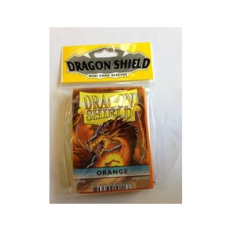 FUNDA YUGI DRAGON SHIELD ORANGE (50)