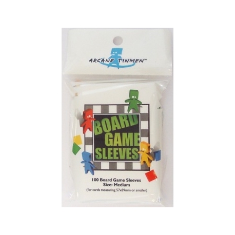 BOARD GAMES SLEEVES - AMERICAN VARIANT - BIG CARDS (57X89MM) - 100 PCS