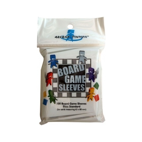 BOARD GAMES SLEEVES - STANDARD SIZE (63X88MM) - 100 PCS