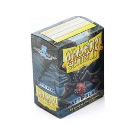 Dragon Shield Standard Sleeves - Matte Black (100 Sleeves)