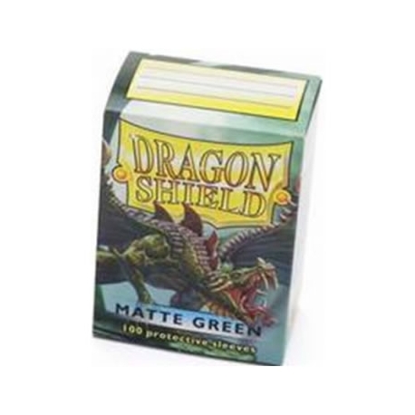 Dragon Shield Standard Sleeves - Matte Green (100 Sleeves)