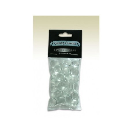 DRAGON SHIELD - TRANSPARENT GAMING COUNTERS - CRYSTAL CLEAR (30 PCS)