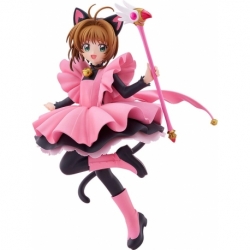 Cardcaptor Sakura Pop Up Parade PVC Statue Sakura Kinomoto: Black Cat Costume Ver. L Size 22 cm