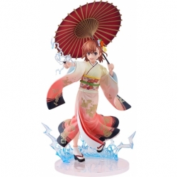 A Certain Scientific Railgun T Estatua 1/7 Mikoto Misaka Furisode Kimono Ver. 28 cm