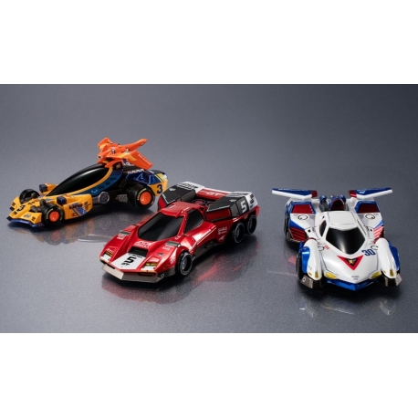 Future GPX Cyber Formula pack de 3 Vehículos Asurada G.S.X & Albatrander 602 & Aoi Superion GT Set Heritage Edition 7 cm