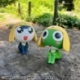 Sergeant Frog Estatua PVC Look Up Keroro & Tamama Set (with gift) 11 cm