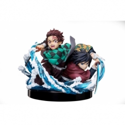 Demon Slayer: Kimetsu no Yaiba PVC Statue Tanjiro & Giyuu 13 cm