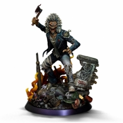 Iron Maiden Estatua 1/10 Art Scale Eddie 50th Year Anniversary 22 cm