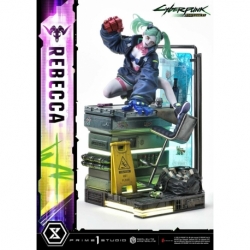 Cyberpunk: Edgerunners Estatua Real Elite Masterline Series 1/4 Rebecca 54 cm