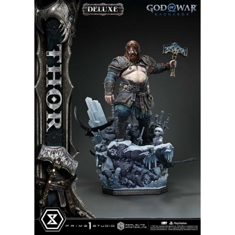 God of War: Ragnarök Estatua Real Elite Masterline Series 1/3 Deluxe Bonus Version 105 cm