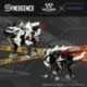 Patlabor Synergenex Plastic Model Kit Hunter Wolf Second Model 28 cm
