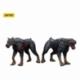 Zombie Dark Source Action Figures 2-Pack Police Dogs 8 cm