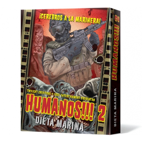  Humans!!! 2: Marine Diet second edition of the zombie board game