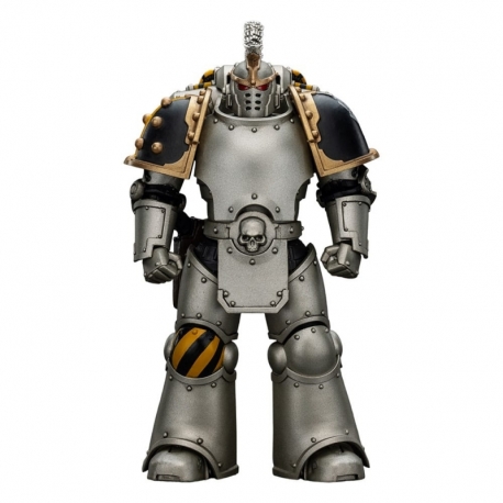 Warhammer The Horus Heresy Action Figure 1/18 lron Warriors Command Squad Chosen with Legion Standard 12 cm