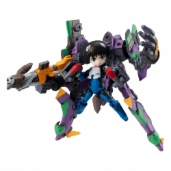 Evangelion Figura Desktop Army Shinji Ikari & Evangelion No. 1 New Theatrical Edition 15 cm