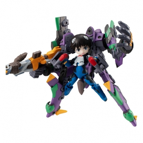 Evangelion Figura Desktop Army Shinji Ikari & Evangelion No. 1 New Theatrical Edition 15 cm