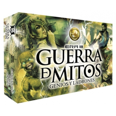 Juego de cartas Guerra de Mitos Genios y Ladrones