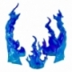 The Simple Effect Parts for Figures Flames: Blue