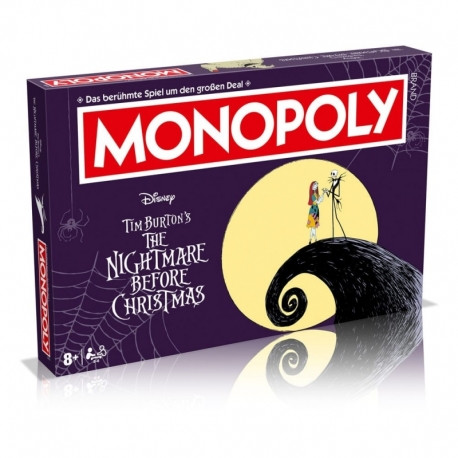 Monopoly Juego de Mesa Pesadilla antes de Navidad (Alemán)