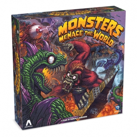 Avalon Hill juego de mesa Monsters Menace The World (Inglés)