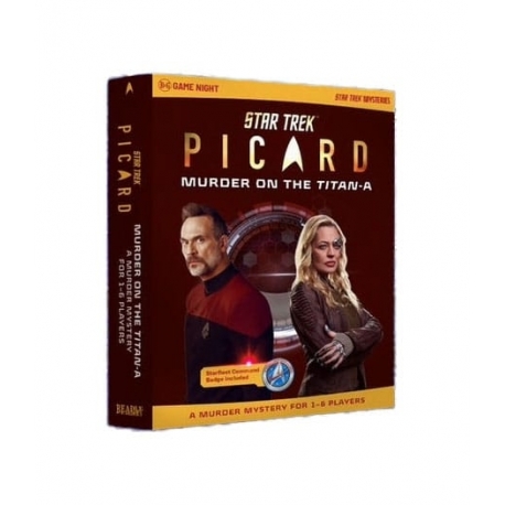 Star Trek Picard Murder Mystery Game Murder on the Titan-A (Inglés)