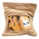 Pakc de 2 peluches Yummis Together Sausage & Mustard in Take Away Bag 21 cm