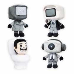 Skibidi Toilet Plush Mystery Blind Bag Display (2)