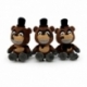 Five Nights at Freddy's pack de 3 Peluche Freddles 10 cm