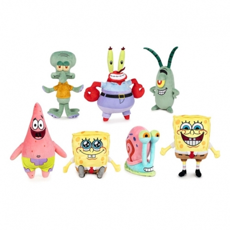 Bob Esponja Figuras de peluche 30 cm Surtido (12)