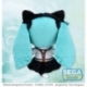 Hatsune Miku Project Diva Arcade Future Tone Fuwa Petit Plush Figure Hatsune Miku Kitty Cat LL 30 cm