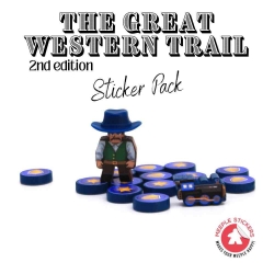 The Great Western Trail - 2nd edition Set de pegatinas