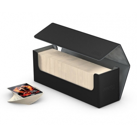 ULTIMATE GUARD ARKHIVE FLIP CASE 400+ STANDARD SIZE XENOSKIN™ BLACK